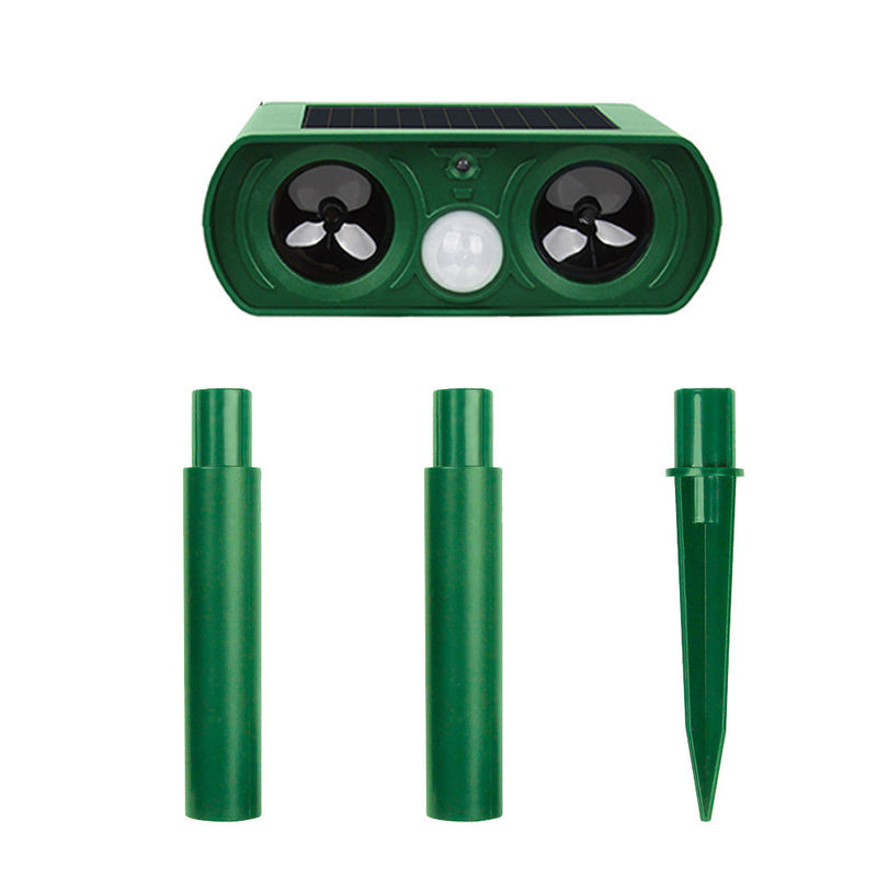 Motion Sensor and Flashing Lights Solar Animal Repeller for Outdoor Protection in Yard
