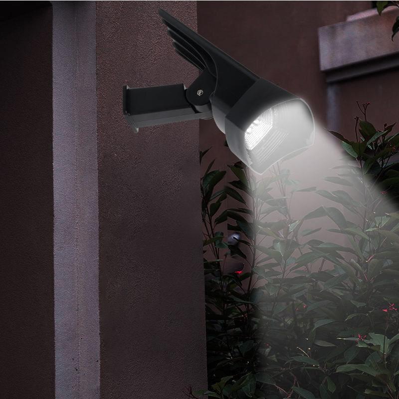 Perfect Design Solar Powered Spotlight Outdoor Wall Lights 120° Beam Angle Garden Light