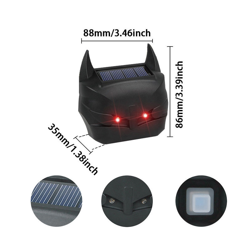 Red LED Lights Solar Animal Deterrent Keep Your Property Safe from Predators 480 Hours