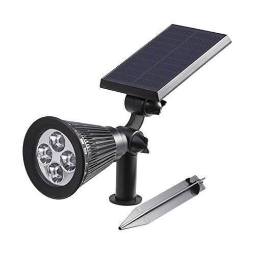 IP44 Rated Solar Wall-Mounted RGB Color Changing Landscape Lights 200 Lumen Upgrade