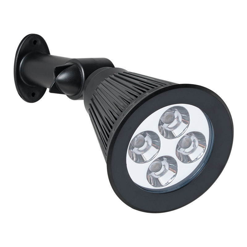 Outdoor Landscapes ABS Double Head Solar Power Garden Light with 2- and Wire Security