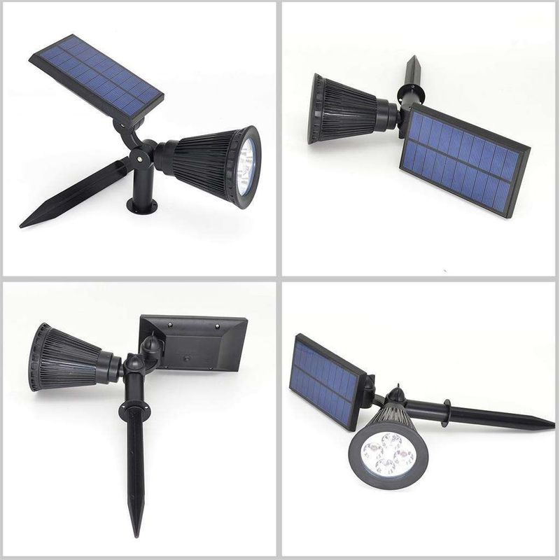 Modern Outdoor Luminaires Portable Led Solar Garden Color Changing Spotlight Supply IP65
