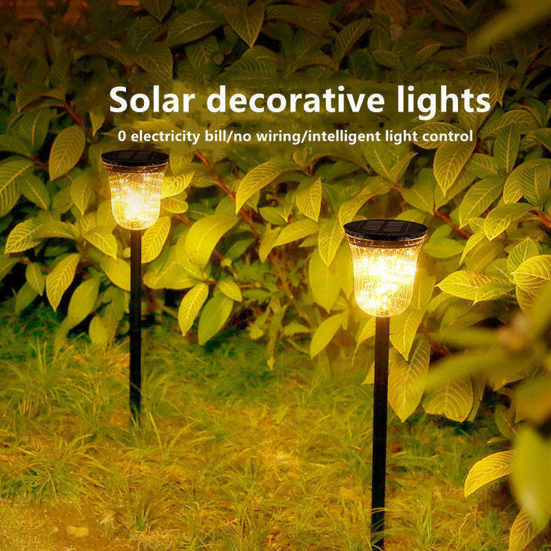 Solar Powered Outdoor Waterproof Led Solar Landscape Lawn Light For Courtyard IP65