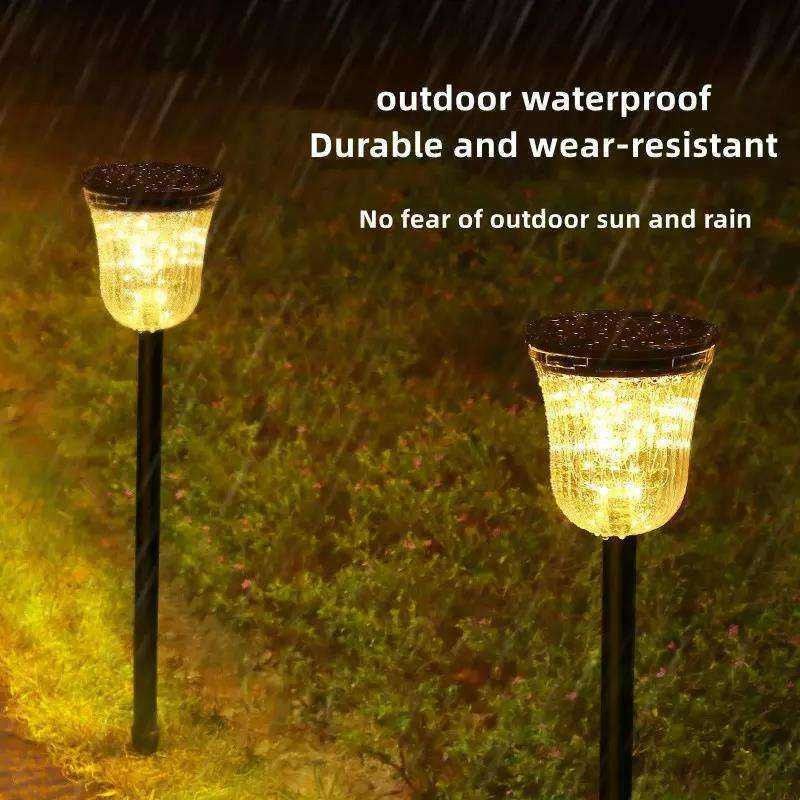 Solar Powered Outdoor Waterproof Led Solar Landscape Lawn Light For Courtyard IP65
