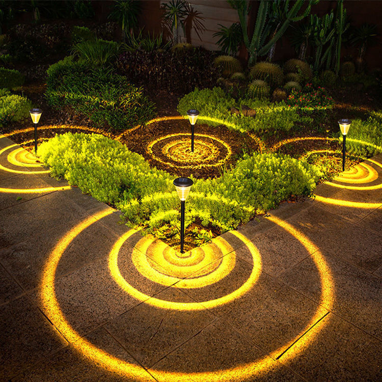 Led Solar Lights Outdoor Waterproof For Walkway Yard With 150° Beam Angle Auto ON/OFF