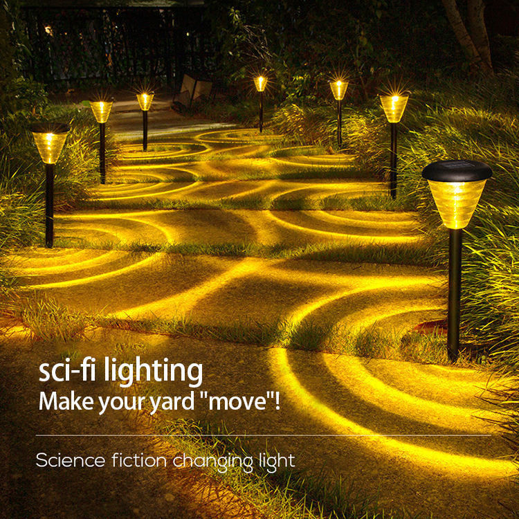 Led Solar Lights Outdoor Waterproof For Walkway Yard With 150° Beam Angle Auto ON/OFF