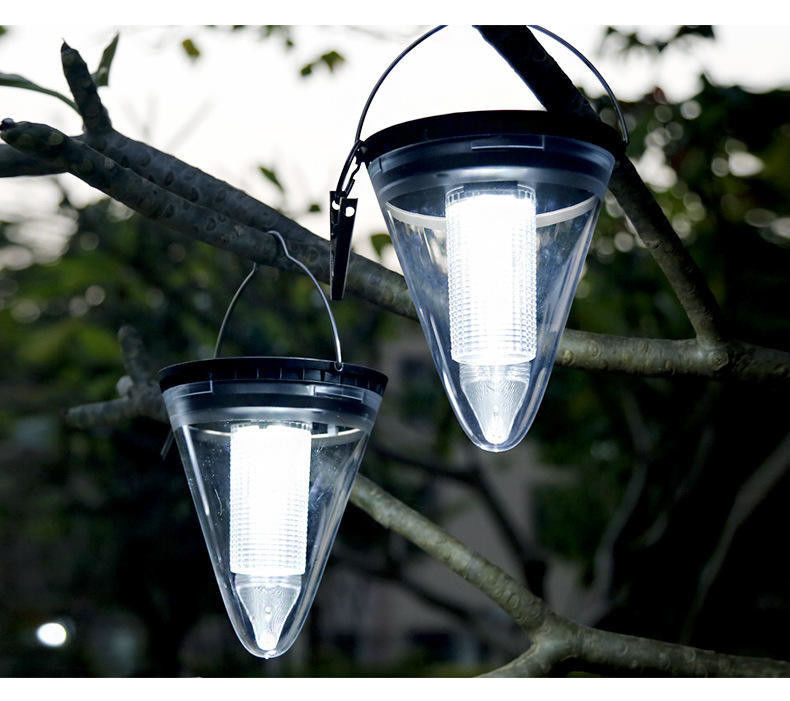 Solar Powered Canopy Lamp for Outdoor Landscape Lighting 48000 Hour Working Lifetime