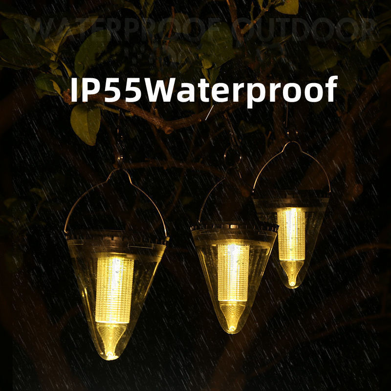 Solar Powered Canopy Lamp for Outdoor Landscape Lighting 48000 Hour Working Lifetime