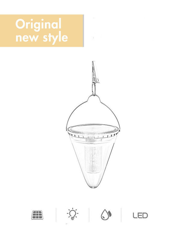 Solar Powered Canopy Lamp for Outdoor Landscape Lighting 48000 Hour Working Lifetime