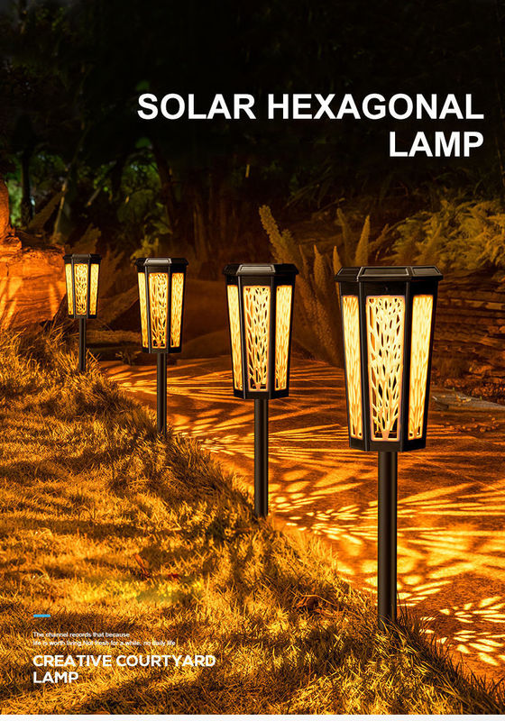 Auto On-Off Solar Powered Garden Decorative Lights IP65 for Walkway Illumination