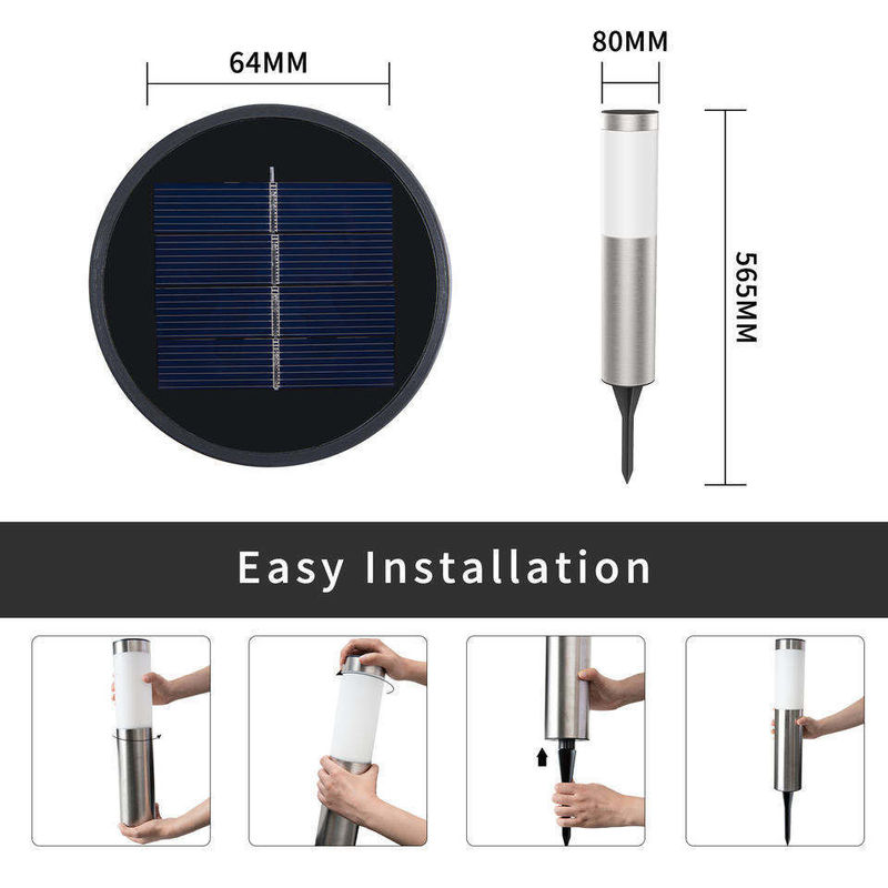 Solar Garden Street Light Separate Solar Panel IP65 Waterproof Wall Lamp Porch Yard Garage