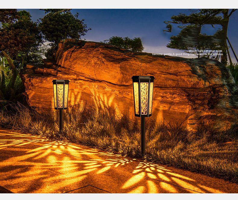 Auto On-Off Solar Powered Garden Decorative Lights IP65 for Walkway Illumination