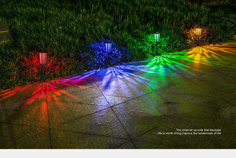 Auto On-Off Solar Powered Garden Decorative Lights IP65 for Walkway Illumination
