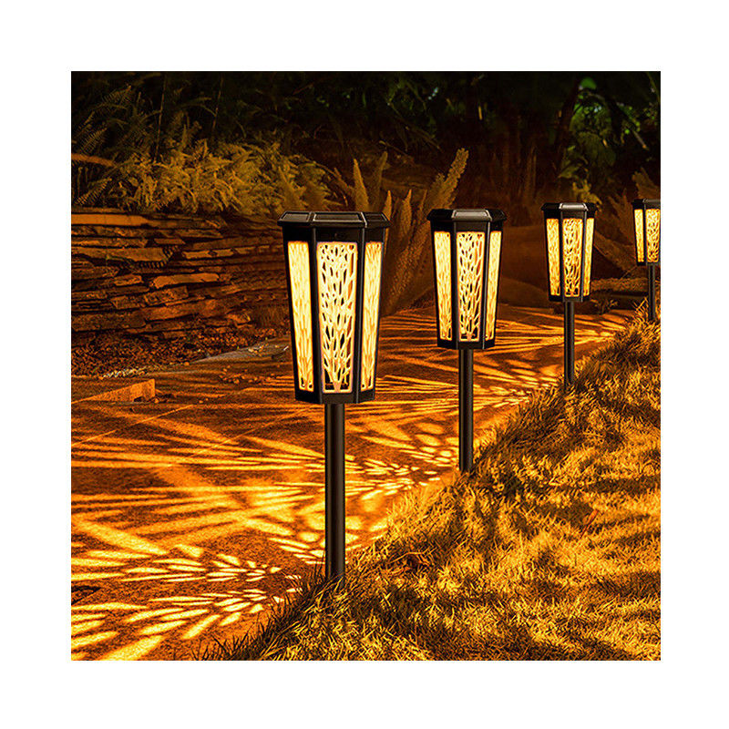 Waterproof Solar Powered Garden Lights Auto On-Off for Yard Walkway Decorative Garden