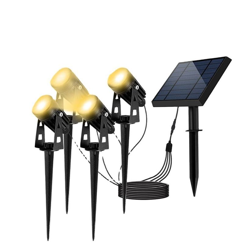 90lm/w Lamp Luminous Efficiency Aluminum Solar Garden LED Light for Landscape and Tree