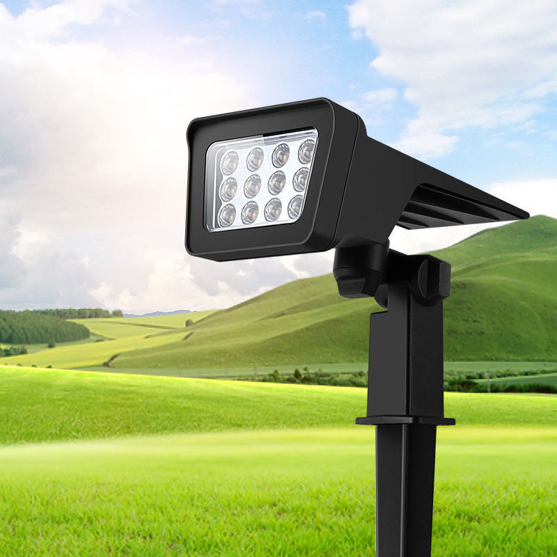 5000K Color Temperature Solar Bollard Spot Lights for Perfect Outdoor Garden Design