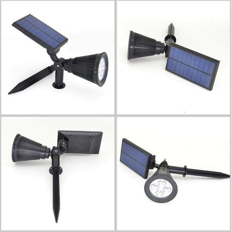 2 IN 1 Solar Garden Spot Light RGB Color Changing LED for Outdoor Lawn Power Supply Solar