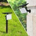 LED Solar Powered Spotlights for Garden Lawn IP65 Waterproof Landscape Stage Lighting