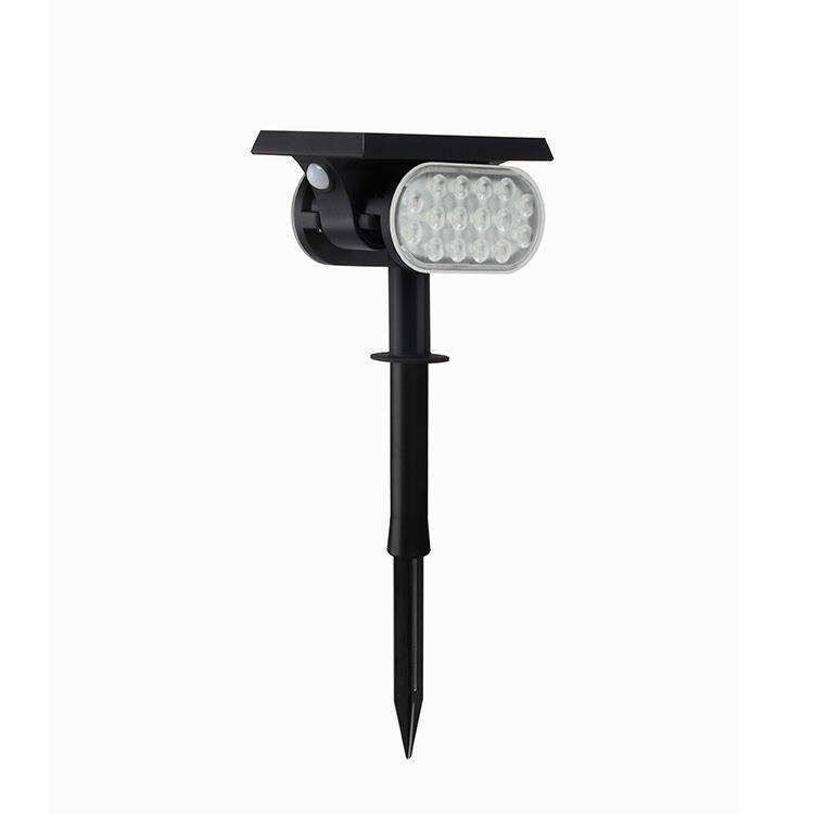90 Ra Color Rendering Index Solar Garden Spot Lawn Light with Motion Sensor Energy