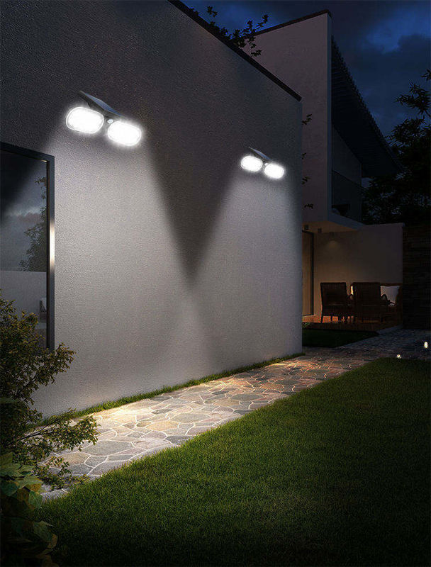 90 Ra Color Rendering Index Solar Garden Spot Lawn Light with Motion Sensor Energy
