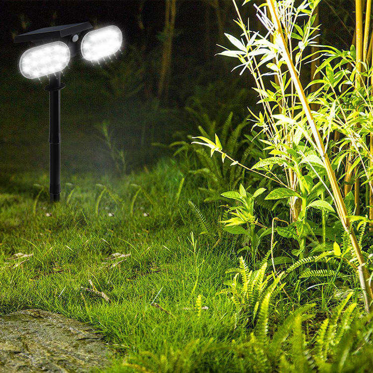 90 Ra Color Rendering Index Solar Garden Spot Lawn Light with Motion Sensor Energy