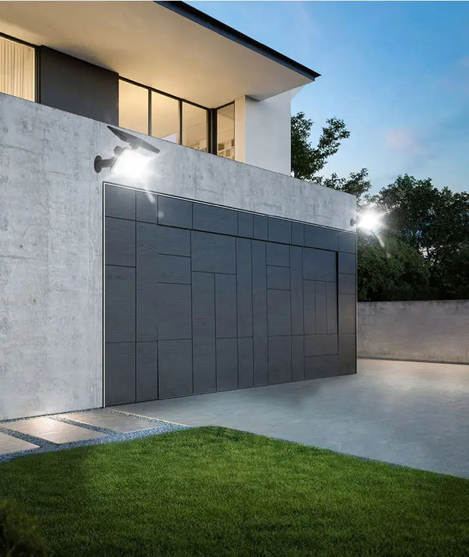 IP65 Rated Solar Powered 64 Led Garden Lawn Light Outdoor Landscape Stage Lighting 2-In-1 Wireless Wall Lights