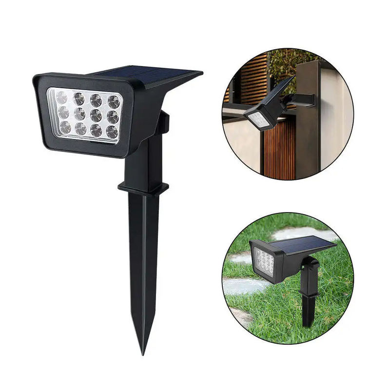 Support Dimmer 100lm/w Lamp Luminous Efficiency Led Solar Garden Wall And Floor Light