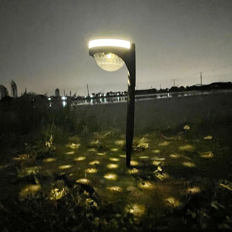1.2V LED Solar Ground Pathway Decor Lights for Garden Walkway Backyard Lawn Landscape