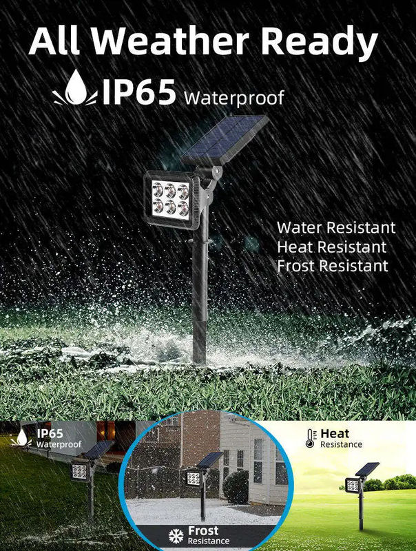 Family Pathway Spotlight Tree Solar Lawn Garden Spot Light with and 3.7V Input Voltage