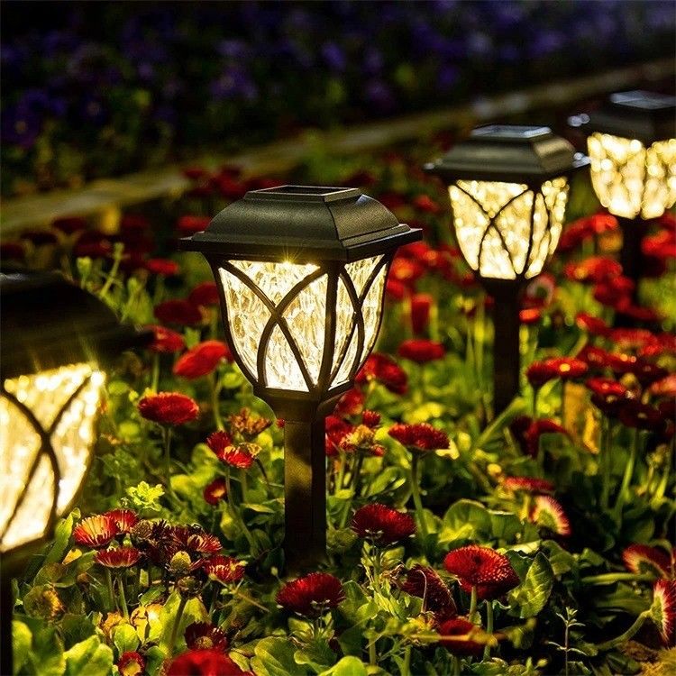 Outdoor Lawn Lamp Walkway Garden Lighting with Led Ip65 Waterproof Solar Floor Lamp