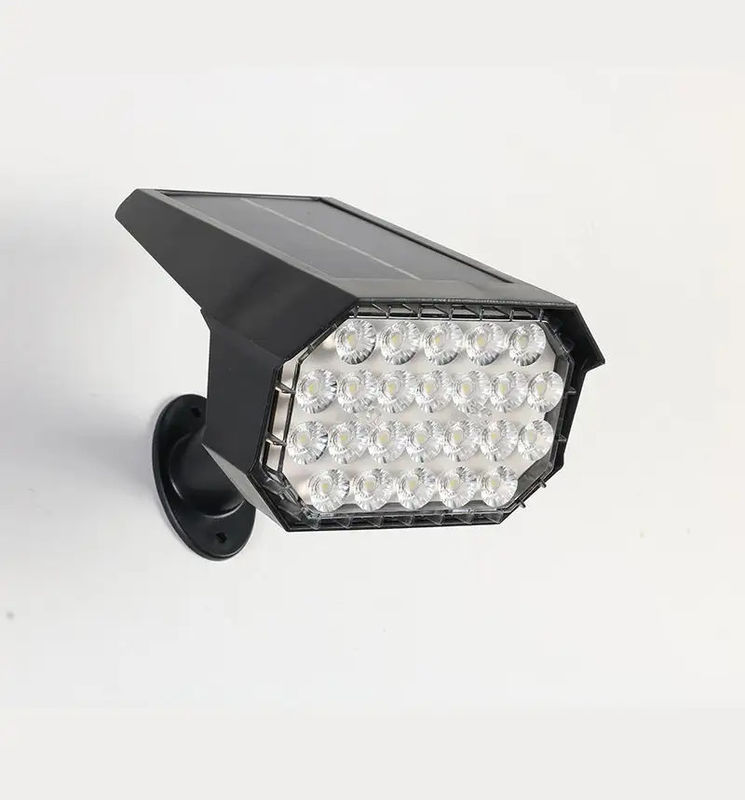 24 Leds Solar Led Street Light Lamp for Pathway Courtyard Landscape Lawn Spike Wall