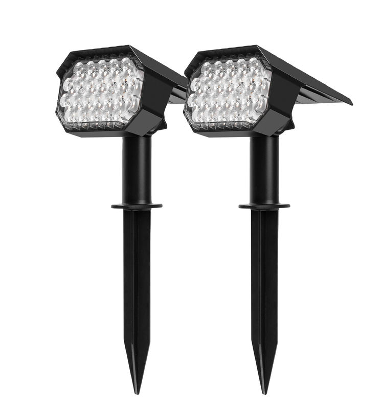 24 Leds Solar Led Street Light Lamp for Pathway Courtyard Landscape Lawn Spike Wall