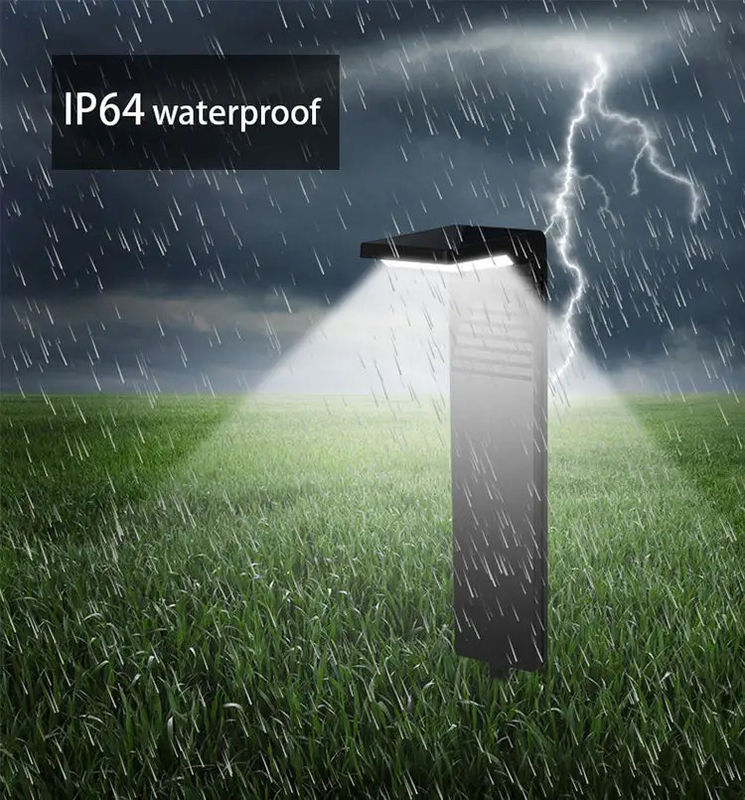 Solar Led Street Light Lamp L-Shaped Black Solar Pathway Lights for Garden Decoration