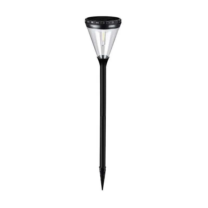80 Ra Color Rendering Index Outdoor Solar Powered Warm White 2 Modes LED Garden Pathway Lawn Lights