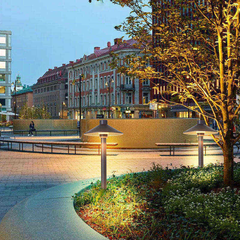 Outdoor IP65 Waterproof Aluminum Garden Light Led Bollard Light for Modern Landscape