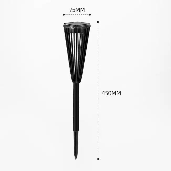 Solar Garden Street Light Wrought Iron Stake for Zero Electricity Charge on Valentine's Da