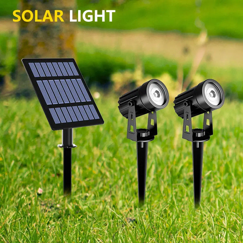 Solar Garden Light Outdoor ABS PC All In One Pillar Led Wall Fence Waterproof 2024