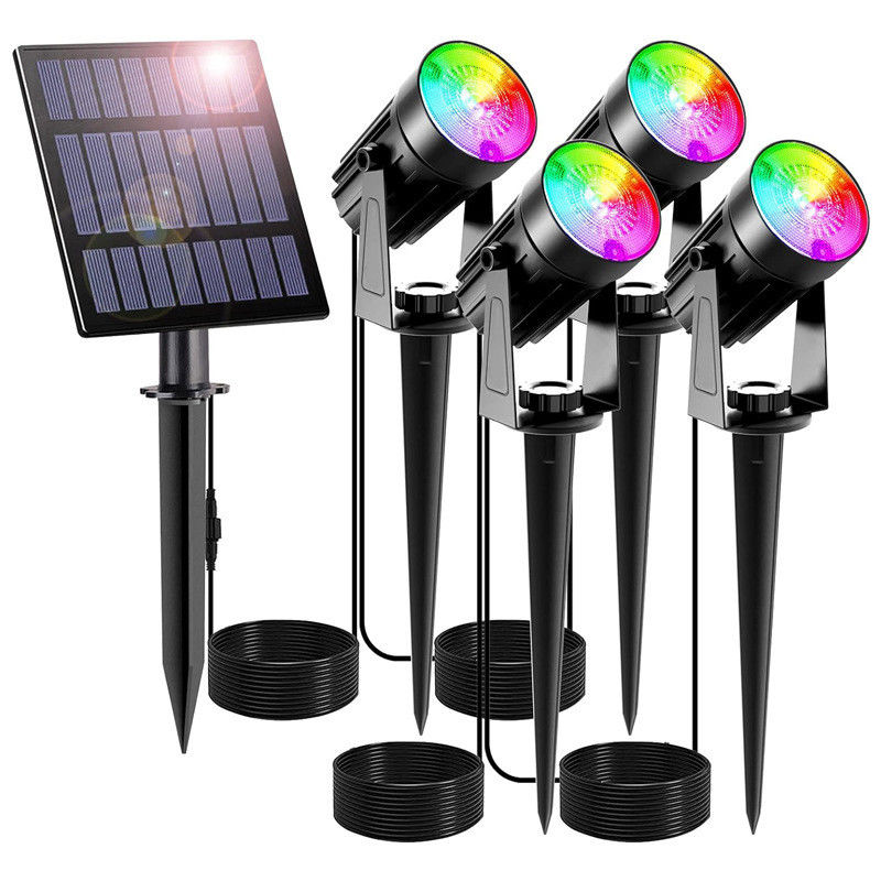 Solar Lights Ip65 Waterproof Garden Decoration Lamps in RGB Warm/Cold White Landscape