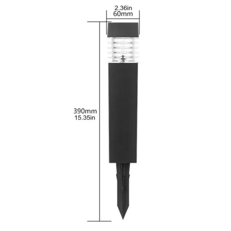 Waterproof Solar Stake Light for Outdoor Decor Battery 150mah Nickel Hydrogen Battery