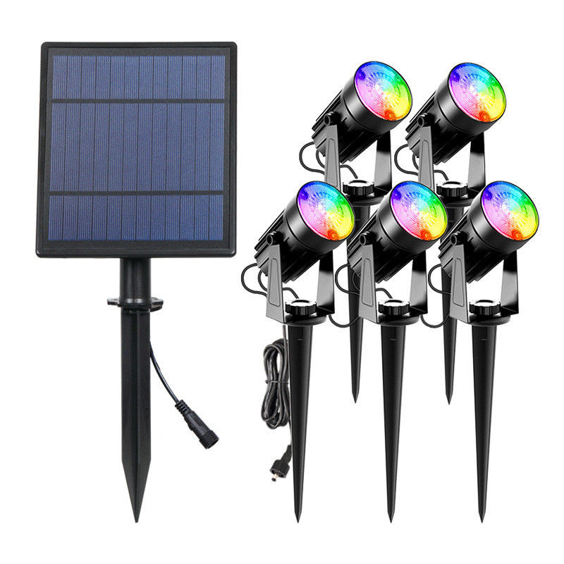 6000K Daylight Alert 2 Modes Solar Energy LED Lamp 4 in 1 Outdoor LED Solar Spotlight