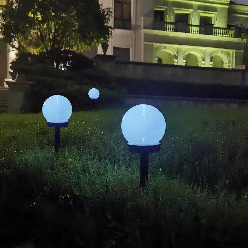 2700K Soft Warm White Solar Ball Lights Waterproof for Outdoor Pathway Garden Patio