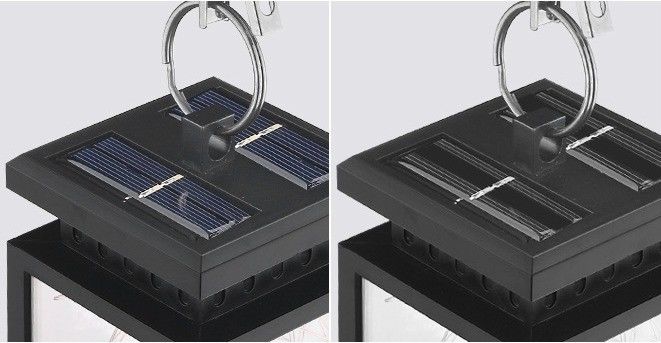 ABS Material Solar Residential Street Lamp for Retro Atmosphere Landscape Decoration