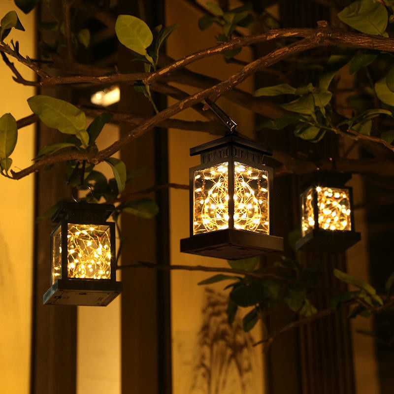 Home Yard Hanging Trees LED Night Lights Solar Lights Outdoor Garden Decoration Hanging