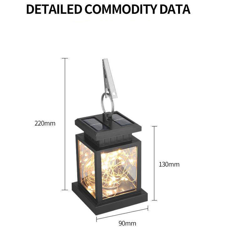 Home Yard Hanging Trees LED Night Lights Solar Lights Outdoor Garden Decoration Hanging