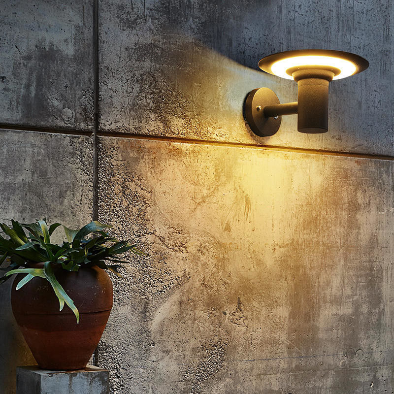 2- Waterproof Solar Led Wall Light for Outdoor Landscape -20 60C Working Temperature