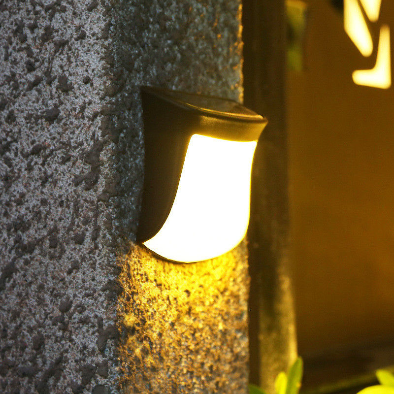 ABS Solar Light For Garden 1- Waterproof Outdoor Courtyard Fence Home Garden Decoration