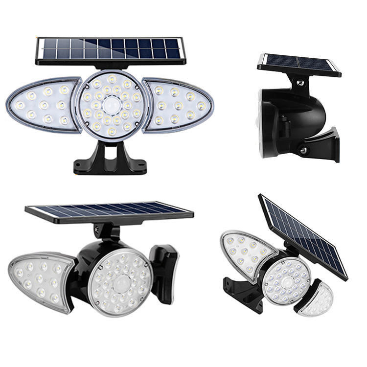 IP65 Solar Powered Motion Sensor Solar Lights Outdoor Emergency Security Garden Solar Wall Light