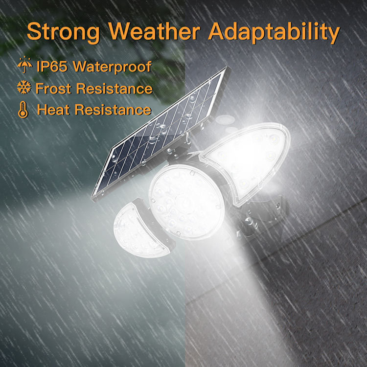 IP65 Solar Powered Motion Sensor Solar Lights Outdoor Emergency Security Garden Solar Wall Light