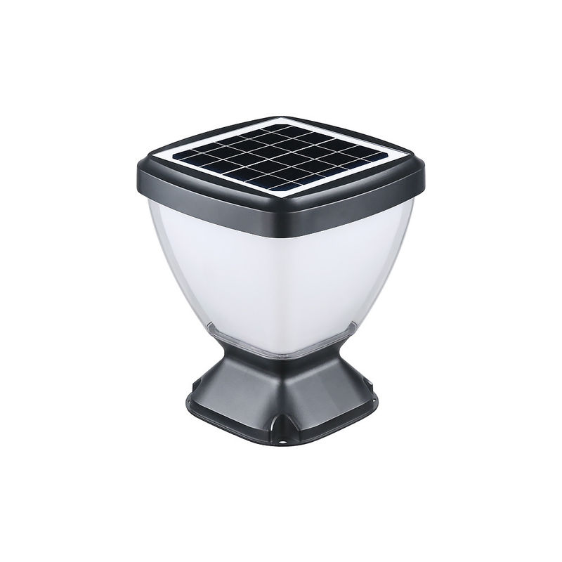 Solar Wall Pillar Light For Garden Fence Landscape With 3000K/6500K Color Temperature