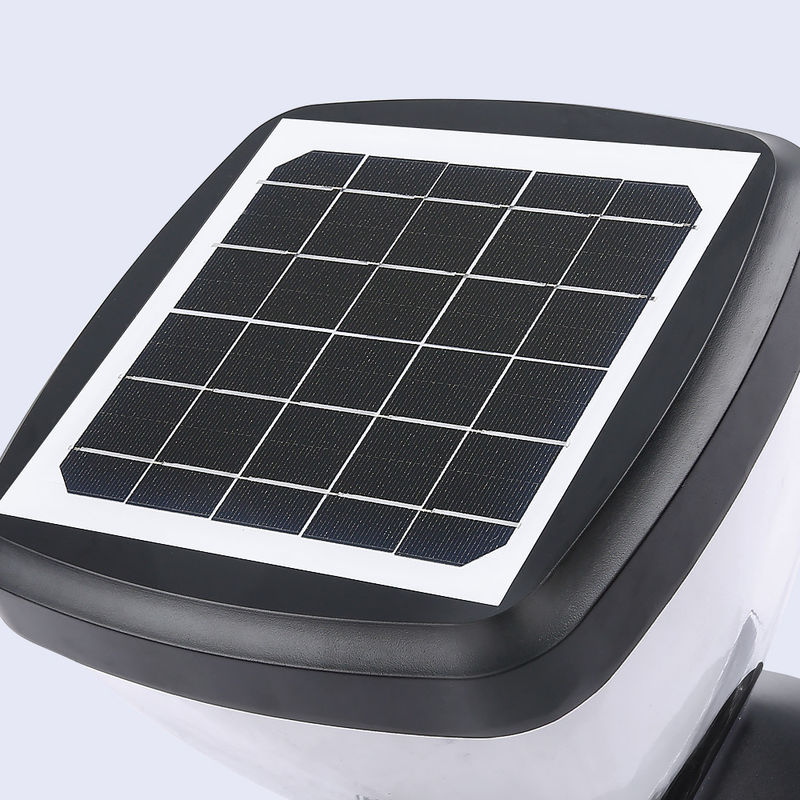 Solar Wall Pillar Light For Garden Fence Landscape With 3000K/6500K Color Temperature